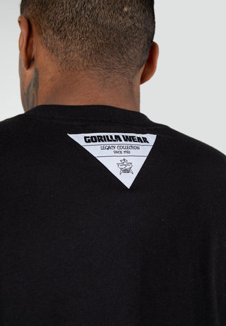 Gorilla Wear Legacy Oversized T-Shirt - Black - Urban Gym Wear