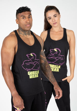 Gorilla Wear Legacy Stringer - Black - Urban Gym Wear