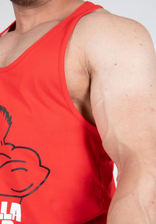 Gorilla Wear Legacy Stringer - Red - Urban Gym Wear