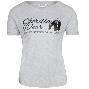 Gorilla Wear Lodi T-Shirt - Light Grey - Urban Gym Wear