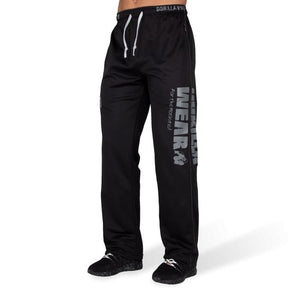 Gorilla Wear Logo Mesh Pants - Black - Urban Gym Wear