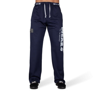 Gorilla Wear Logo Mesh Pants - Blue - Urban Gym Wear
