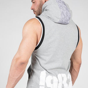 Gorilla Wear Loretto Hooded Tank Top - Grey - Urban Gym Wear