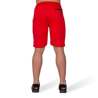 Gorilla Wear Los Angeles Sweat Shorts - Red - Urban Gym Wear