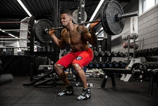 Gorilla Wear Los Angeles Sweat Shorts - Red - Urban Gym Wear