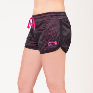 Gorilla Wear Madison Reversible Shorts - Black-Pink - Urban Gym Wear