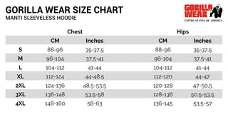 Gorilla Wear Manti Sleeveless Hoodie - Army Green - Urban Gym Wear