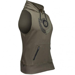 Gorilla Wear Manti Sleeveless Hoodie - Army Green - Urban Gym Wear
