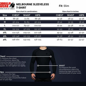 Gorilla Wear Melbourne S-L Hooded T-Shirt - Black - Urban Gym Wear