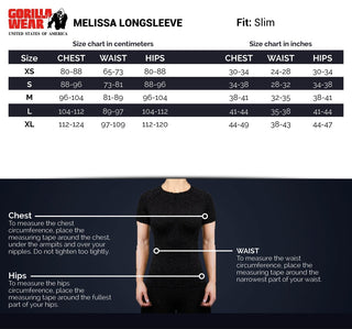 Gorilla Wear Melissa Longsleeve - Black - Urban Gym Wear