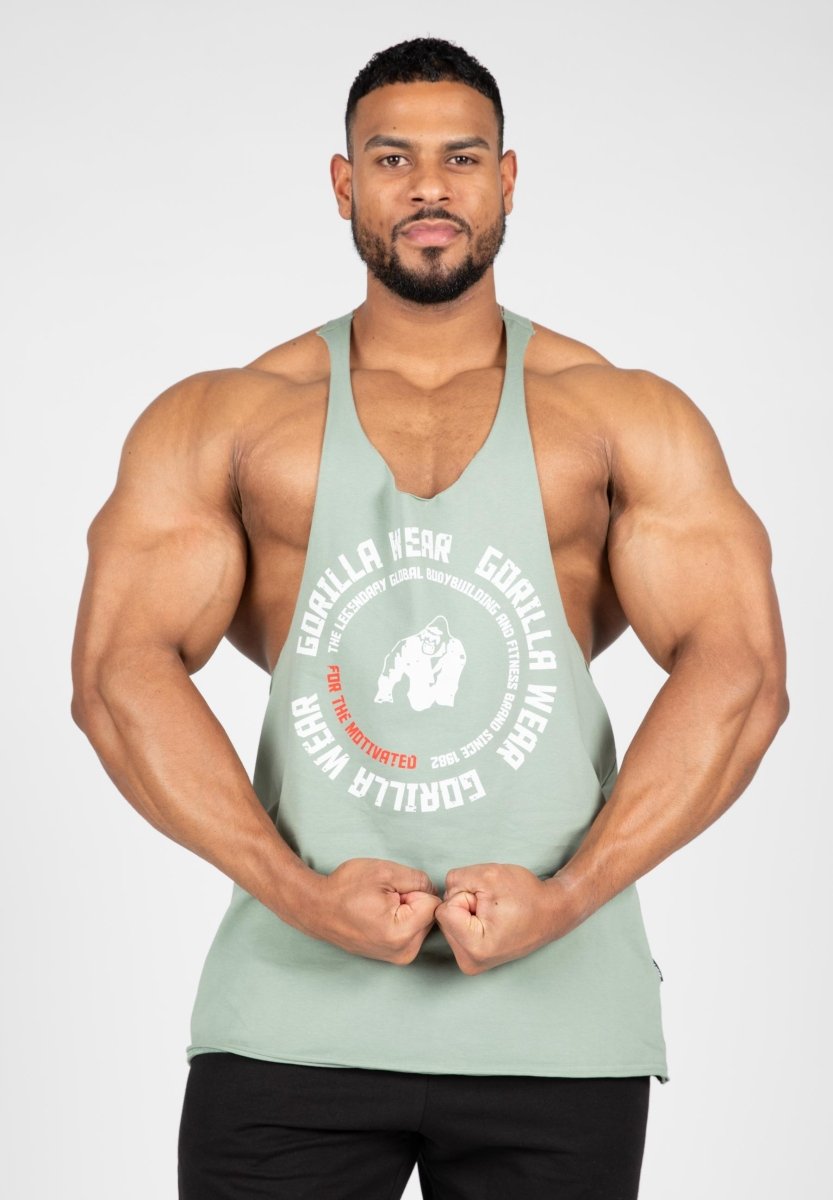 Gorilla Wear Melrose Stringer - Green – Urban Gym Wear