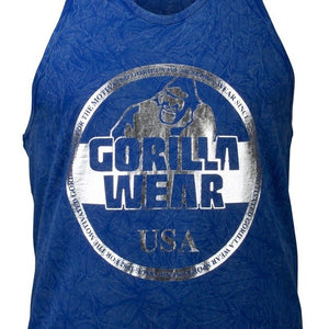Gorilla Wear Mill Valley Tank Top - Royal Blue - Urban Gym Wear