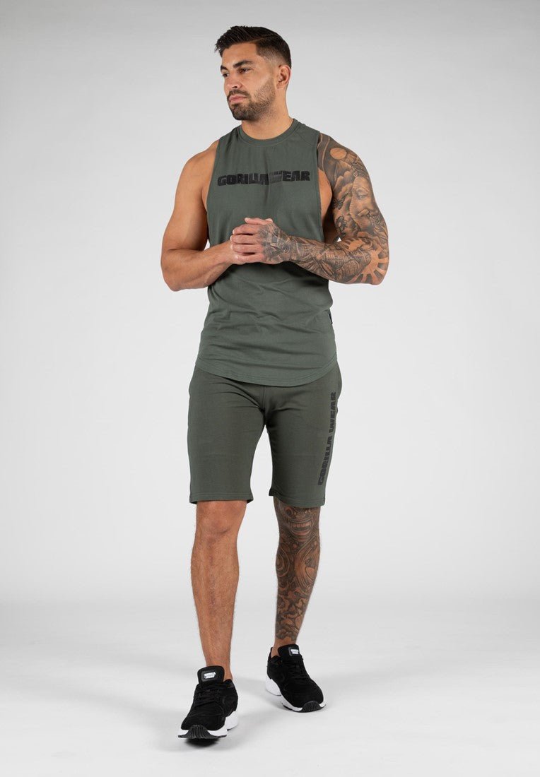 Army green sales athletic shorts