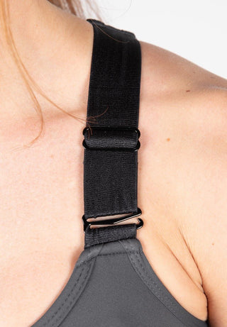 Gorilla Wear Monroe Sports Bra - Grey - Urban Gym Wear