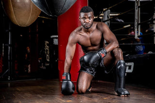 Gorilla Wear Mosby Boxing Gloves - Black - Urban Gym Wear