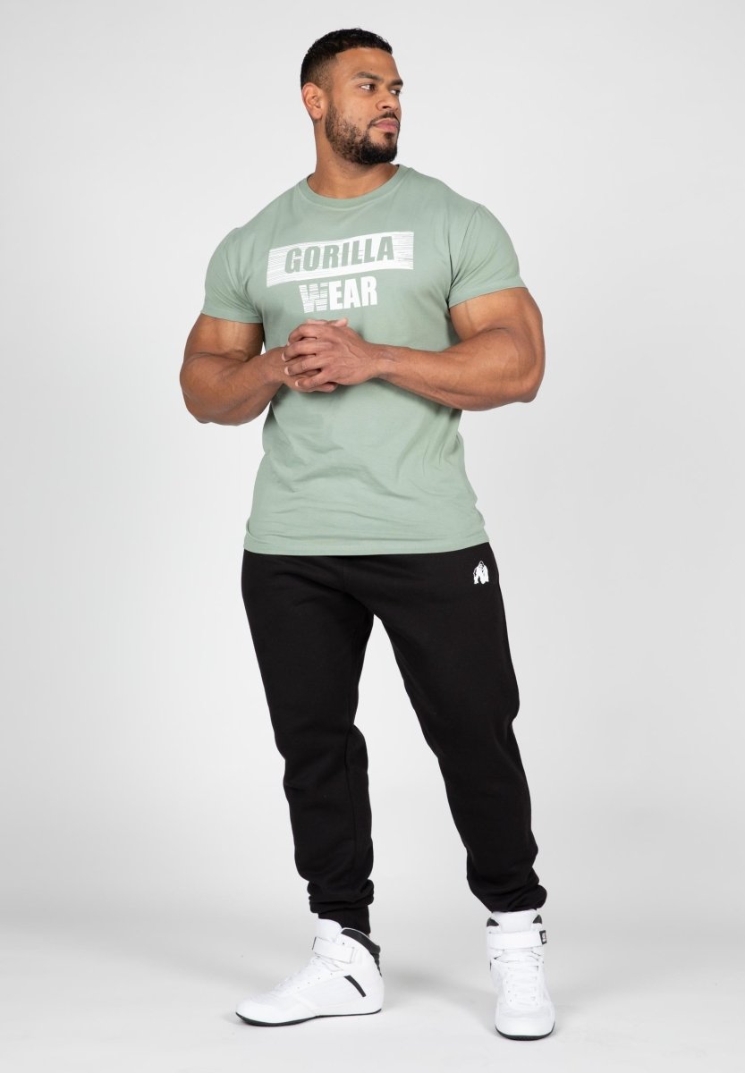 Gorilla Wear Murray T-Shirt - Green - Urban Gym Wear