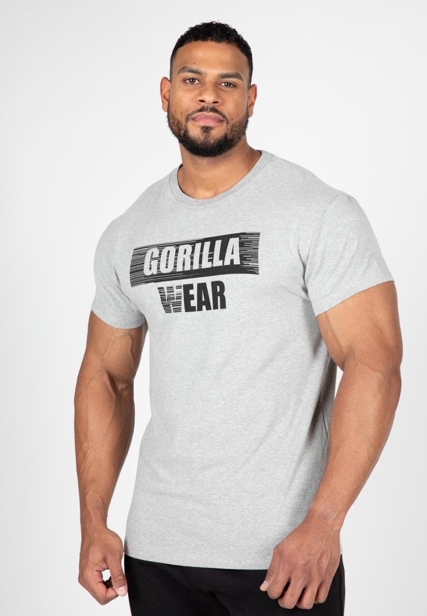 Gorilla Wear Murray T-Shirt - Grey - Urban Gym Wear
