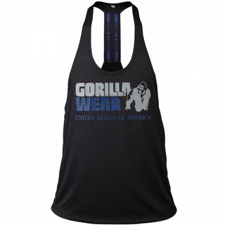 Gorilla Wear Nashville Tank Top - Black-Navy - Urban Gym Wear