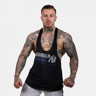 Gorilla Wear Nashville Tank Top - Black-Navy - Urban Gym Wear