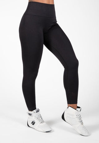 Gorilla Wear Neiro Seamless Leggings - Black - Urban Gym Wear