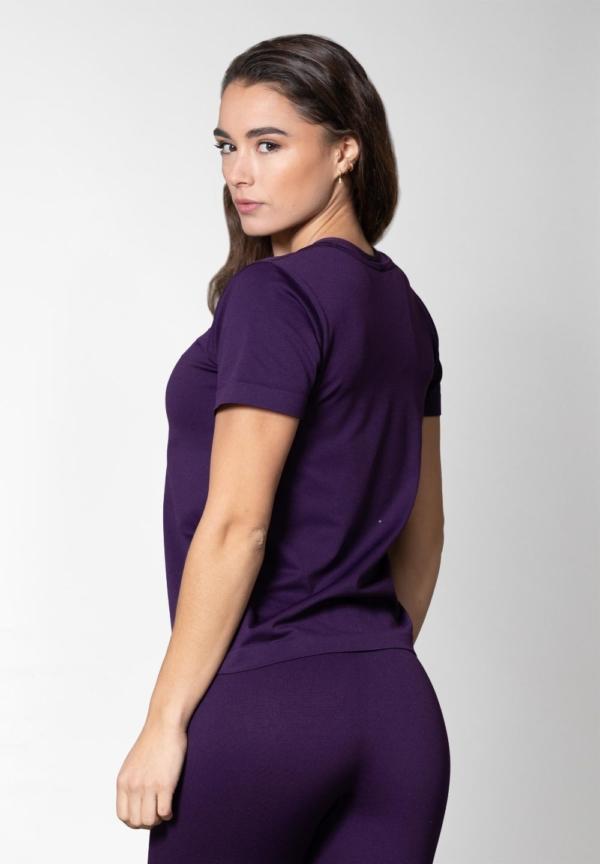 Gorilla Wear Neiro Seamless T-Shirt - Purple - Urban Gym Wear