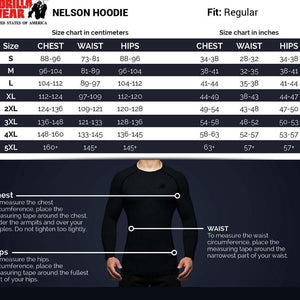 Gorilla Wear Nelson Hoodie - Black - Urban Gym Wear