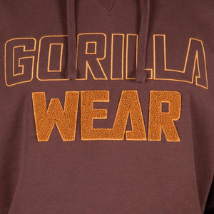 Gorilla Wear Nevada Hoodie - Brown - Urban Gym Wear