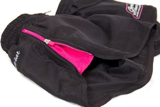 Gorilla Wear New Mexico Cardio Shorts - Black-Pink - Urban Gym Wear