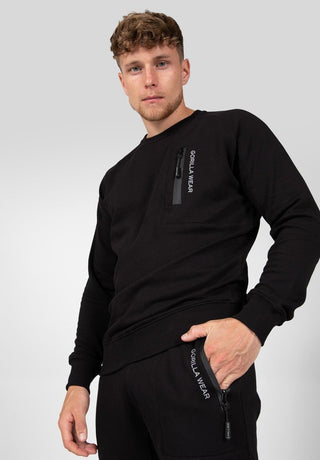 Gorilla Wear Newark Sweater - Black - Urban Gym Wear