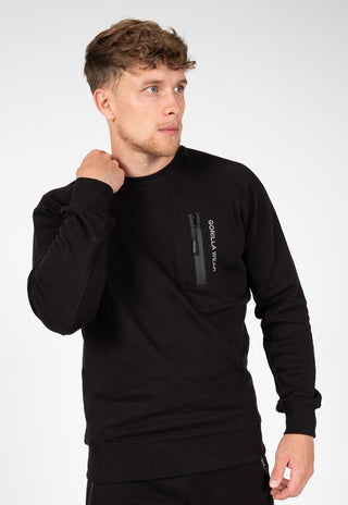 Gorilla Wear Newark Sweater - Black - Urban Gym Wear