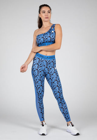 Gorilla Wear Osseo Sports Bra - Blue - Urban Gym Wear