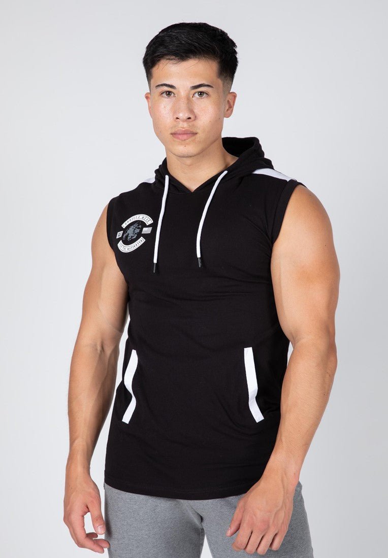 hooded gym shirt