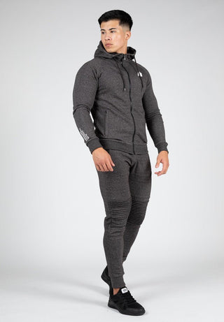 Gorilla Wear Payette Zipped Hoodie - Grey - Urban Gym Wear