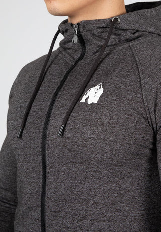 Gorilla Wear Payette Zipped Hoodie - Grey - Urban Gym Wear