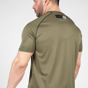 Gorilla Wear Performance T-Shirt - Army Green - Urban Gym Wear
