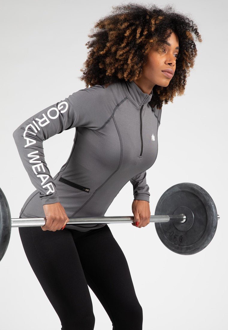 Gorilla Wear Peyton Long Sleeve - Grey - Urban Gym Wear