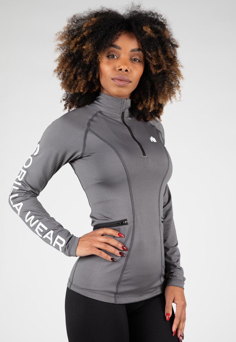Gorilla Wear Peyton Long Sleeve - Grey - Urban Gym Wear