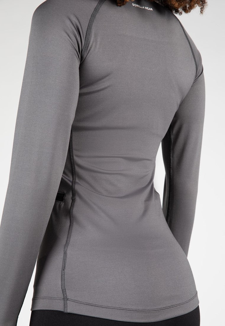 Gorilla Wear Peyton Long Sleeve - Grey - Urban Gym Wear
