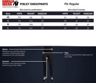 Gorilla Wear Pixley Sweatpants - Black - Urban Gym Wear
