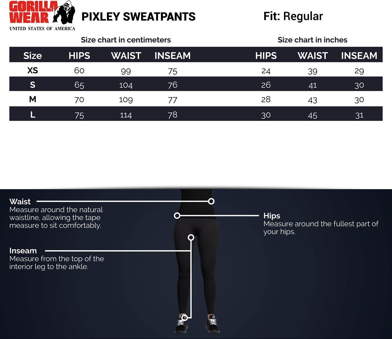 Gorilla Wear Pixley Sweatshorts - Black - Urban Gym Wear