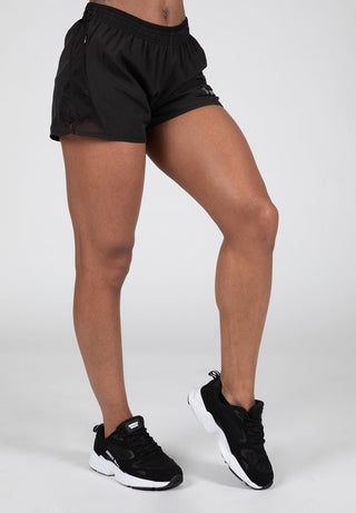 Gorilla Wear Portland 2-In-1 Shorts - Black - Urban Gym Wear