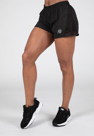 Gorilla Wear Portland 2-In-1 Shorts - Black - Urban Gym Wear