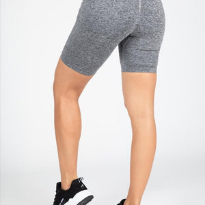 Gorilla Wear Quincy Seamless Cycling Shorts - Grey Melange – Urban Gym Wear