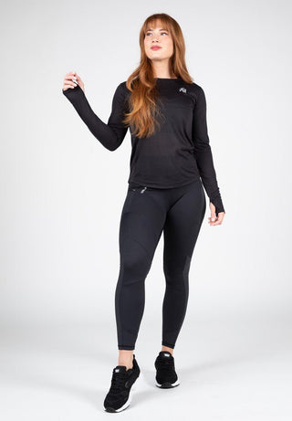 Gorilla Wear Raleigh Long Sleeve - Black - Urban Gym Wear