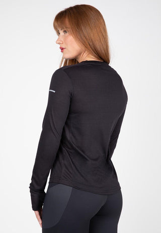 Gorilla Wear Raleigh Long Sleeve - Black - Urban Gym Wear