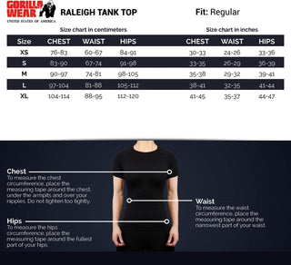 Gorilla Wear Raleigh Tank Top - Black - Urban Gym Wear