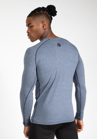 Gorilla Wear Rentz Long Sleeve - Light Blue - Urban Gym Wear