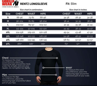 Gorilla Wear Rentz Long Sleeve - Light Blue - Urban Gym Wear