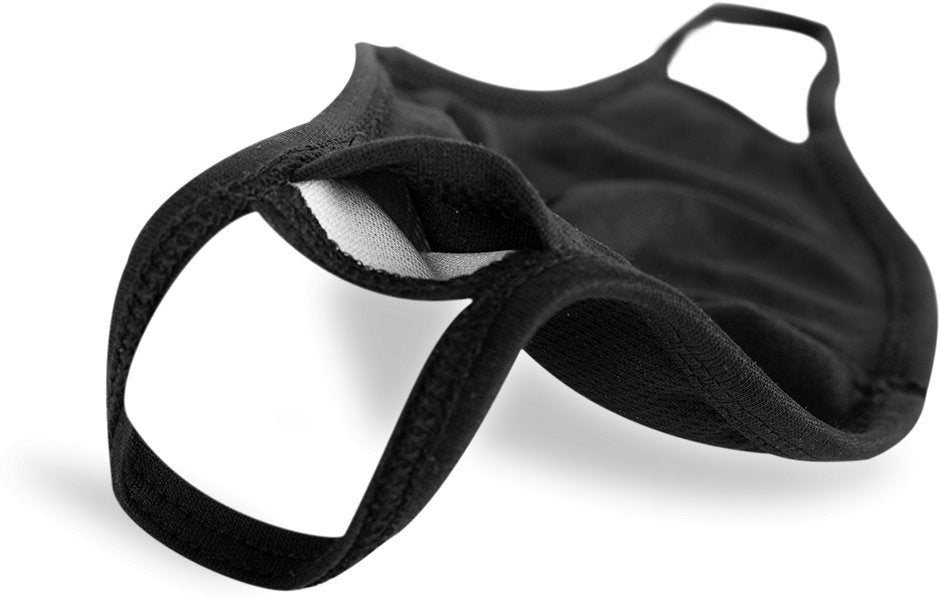 Gorilla Wear Reusable Signature Face Mask - Black - Urban Gym Wear