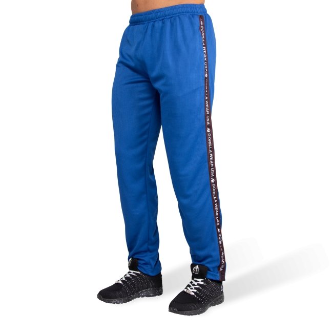 Gorilla Wear Reydon Mesh Pants - Blue - Urban Gym Wear